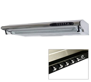 CAMPANA INDURAMA EXTRACTORA 3VELOCIDADES CEI-902CRP 90CM