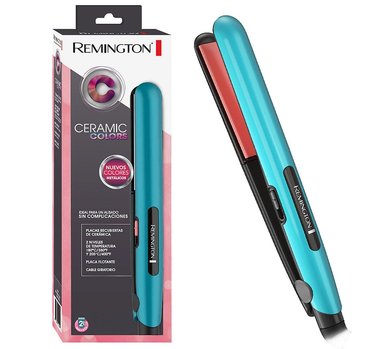 PLANCHA ALISADORA REMINGTON CERAMIC COLORS AZUL