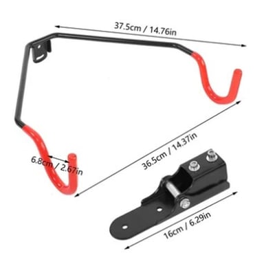 RACK RBIC-01 SOPORTE PARED BICICLETA TIPO GANCHO - 2