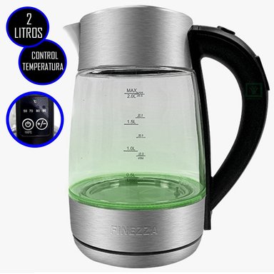 HERVIDOR ELÉCTRICO FINEZZA CK-648HVD 2 LT DIGITAL