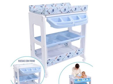 BAÑERA CAMBIADOR NATIEL 815-1 AZUL