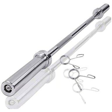 BARRA OLÍMPICA RECTA 120 CM + SEGUROS