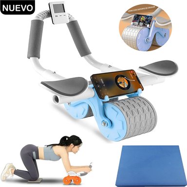 RUEDA SMART ABDOMINALES FORTALECE TU ABDOMEN CELESTE