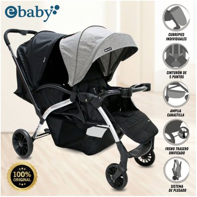 COCHE MELLICERO «FRANCIA» EBABY GREY