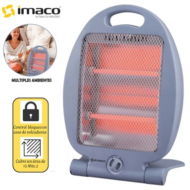 ESTUFA DE CUARZO QH2000 GRIS