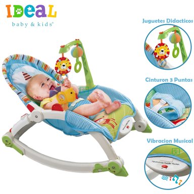 MECEDORA IDEAL PARA BEBES MUSICAL Y VIBRADOR 63560