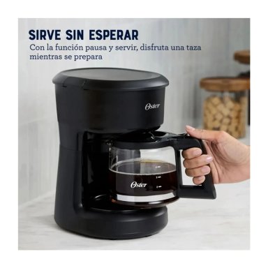 CAFETERA OSTER 5TZ DE FILTRO REUTILIZABLE BVSTDCS51B NEGRA - 3