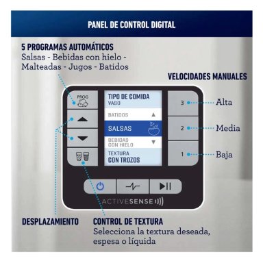 LICUADORA ACTIVESENSE CON BLEND N GO BLSTTDGNBG - 5