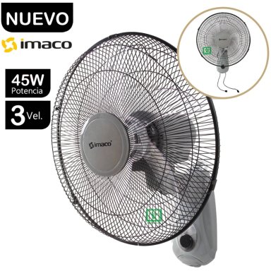 VENTILADOR DE PARED ASPAS ACRÍLICAS FW450 45W
