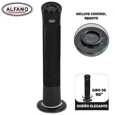 VENTILADOR DE TORRE DIGITAL AL-TD30 45W NEGRO