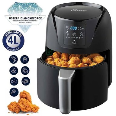 FREIDORA DE AIRE OSTER 4L 7 FUNCIONES CKSTAF40DDF NEGRO