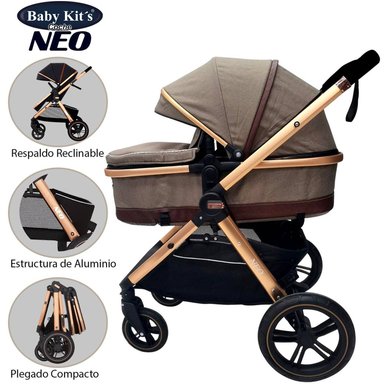 COCHE CUNA MOISES DE LUJO «NEO» BEIGE