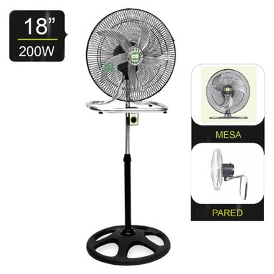 VENTILADOR PEDESTAL 3 EN 1 DE 18 ' 200W BK-8219VING
