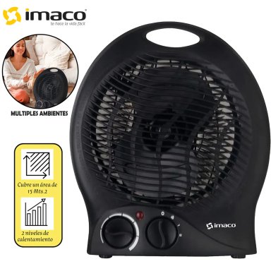 TERMOVENTILADOR NF15C - NEGRO - 4