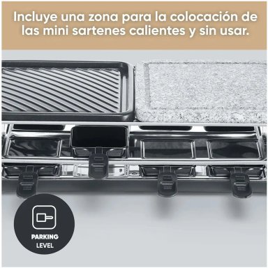 PARRILLA RACLETTE SEVERIN RG 2366 CON PIEDRA NATURAL Y PLACA CERÁMICA - 5
