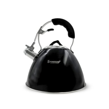 TETERA DE 3 LITROS FINEZZA DE ACERO INOXIDABLE COLOR NEGRO FF-T0070-IN - 1