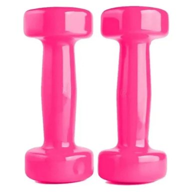 MANCUERNAS DE VINIL 2 KG PACK 2 UNIDADES ROSADO - 3