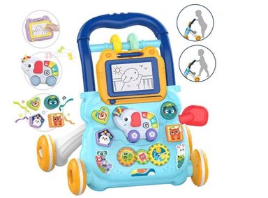 CAMINADOR HUANGER MUSICAL ELEFANTE AZUL PIZARRA MÁGICA HE0810