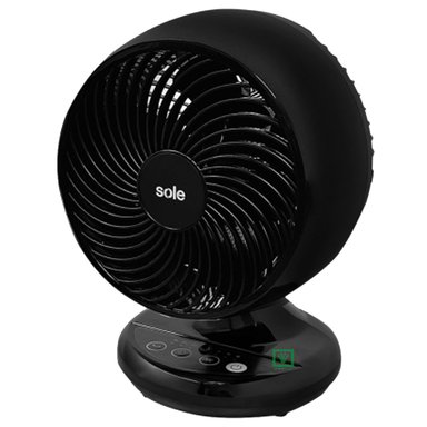 VENTILADOR DE MESA SOLE SOLAIR016 30 WATTS SOBRE TURBOMAX NEGRO - 2