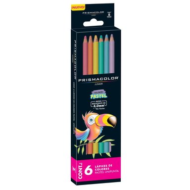 COLORES PASTEL PRISMACOLOR JUNIOR X6UND