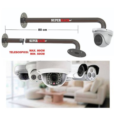 RACK PARA CÁMARA DE SEGURIDAD DOMO 80 CM DISTANCIA