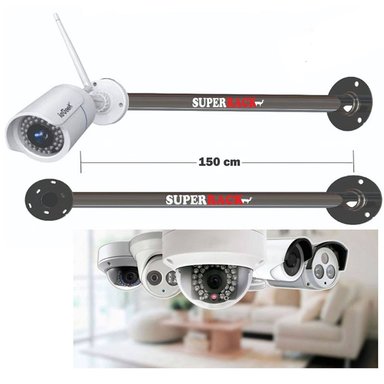 RACK PARA CÁMARA DE SEGURIDAD COMPACTA 150 CM DISTANCIA
