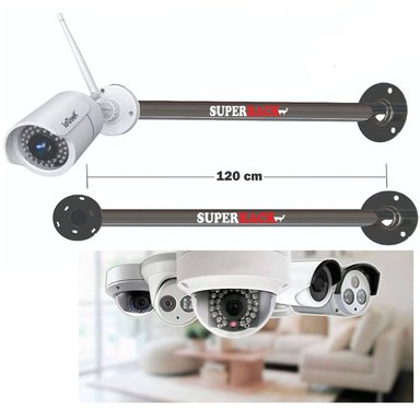 RACK PARA CÁMARA DE SEGURIDAD COMPACTA 120 CM DISTANCIA