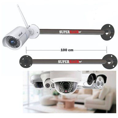 RACK PARA CÁMARA DE SEGURIDAD COMPACTA 100 CM DISTANCIA