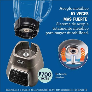 LICUADORA OSTER TECNOLOGÍA REVERSIBLE BLSTPYG1312XBG - 3