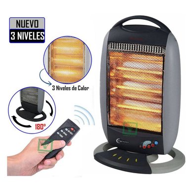 CALEFACTOR TREVELY PORTÁTIL ELÉCTRICO HALÓGENO CONTROL TCH-030