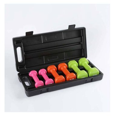 SET PESAS FIT365 DUMBBELL 6 KG MULTICOLOR