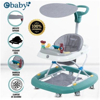 ANDADOR MECEDORA «FLO BABY» EDICIÓN LIMITADA LIGHT BLUE