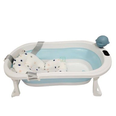 BAÑERA PLEGLABLE JELLY CON TERMOSTATO BLUE - 2