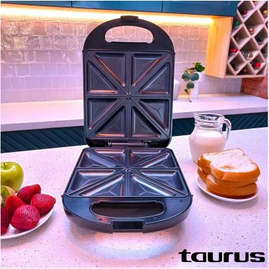 SANDWICHERA TAURUS 4 PANES MEGA TOAST - 7