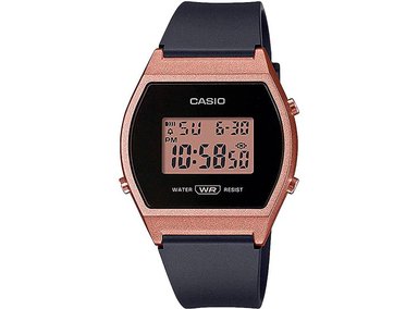 RELOJ CASIO MUJER DIGITAL LW204-1A CASUAL LW-204-1A NEGRO NARANJA