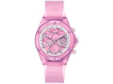 RELOJ GUESS MUJER ANÁLOGO MULTIFUNCION GW0438L2 TRANSPARENTE LILA
