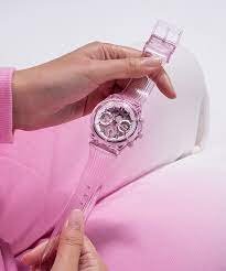 RELOJ GUESS MUJER ANÁLOGO MULTIFUNCION GW0438L2 TRANSPARENTE LILA - 5
