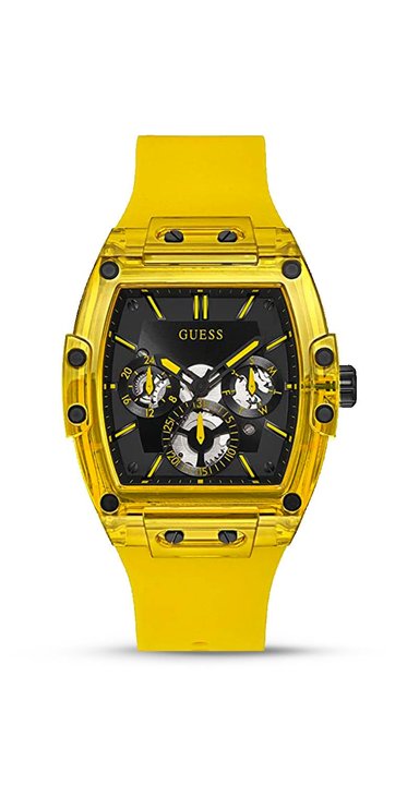 RELOJ GUESS HOMBRE ANÁLOGO GW0203G6 PHOENIX AMARILLO