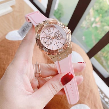 RELOJ GUESS MUJER ANÁLOGO U1053L3 ROSA - 3