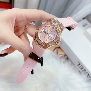 RELOJ GUESS MUJER ANÁLOGO U1053L3 ROSA - 5