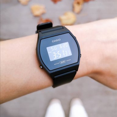 RELOJ CASIO MUJER DIGITAL LW-204-1BCF CASUAL NEGRO - 2