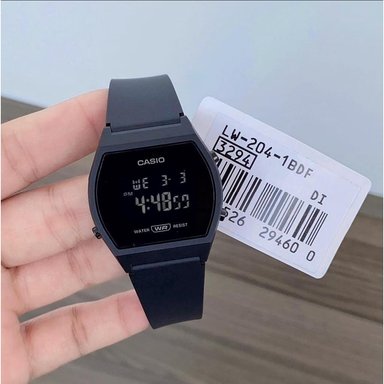 RELOJ CASIO MUJER DIGITAL LW-204-1BCF CASUAL NEGRO - 4
