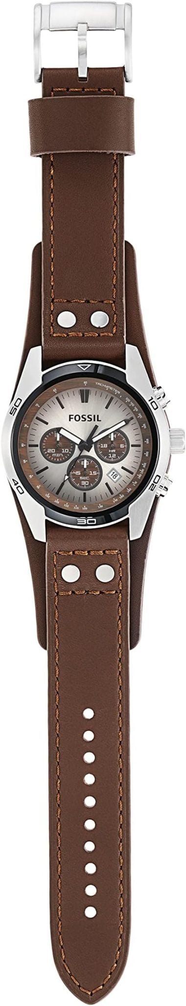 RELOJ FOSSIL HOMBRE ANÁLOGO CH2565 COACHMAN CORREA GENUINO CUERO - 3