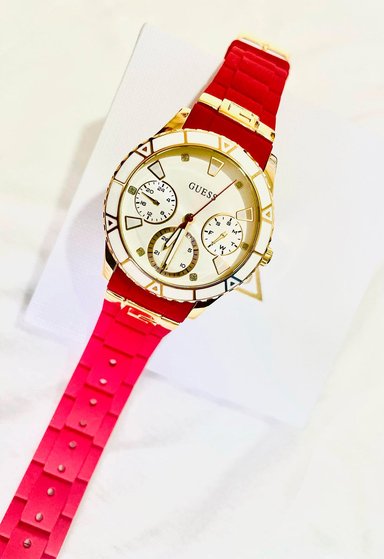 RELOJ GUESS MUJER ANÁLOGO U1157L2 SILICONA - 3