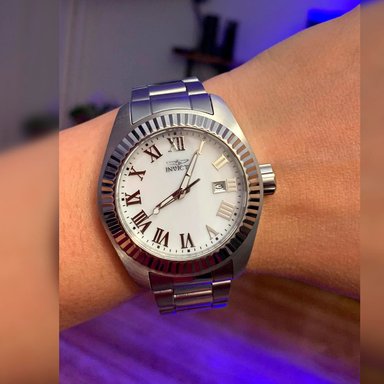 RELOJ INVICTA MUJER ANÁLOGO ANGEL 20315 PLATEADO - 4