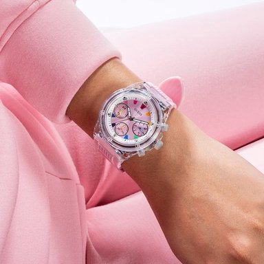 RELOJ GUESS MUJER ANÁLOGO GW0438L7 CORREA SILICONA - 3