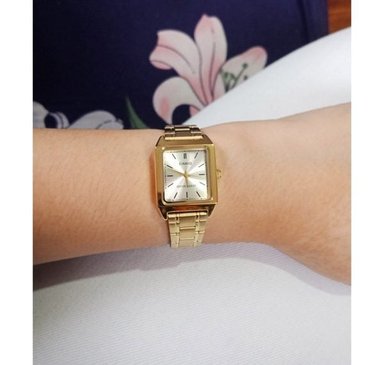 RELOJ CASIO DE MUJER LTP-V007G-9E DORADO RETRO - 4