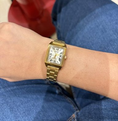 RELOJ CASIO VINTAGE DORADO DE MUJER LTP-V007G-9B - 3