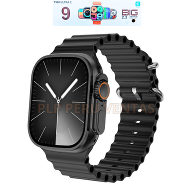 SMARTWATCH T900 ULTRA 2 SERIE 9 2024 NEGRO