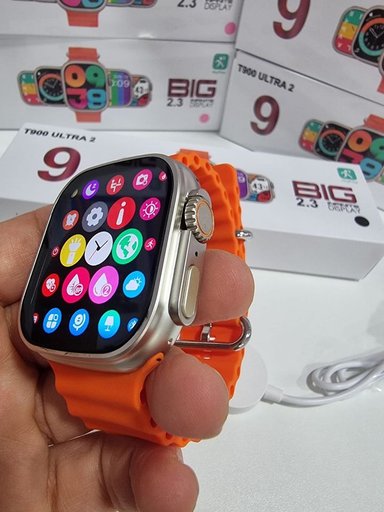 SMARTWATCH OEM T900 ULTRA 2 SERIE 9 BIG2.30' NARANJA - 2